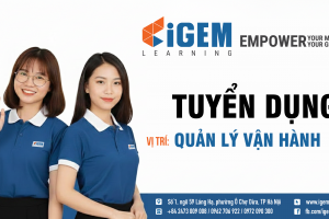 Tuyển dụng vị trí Quản lý vận hành